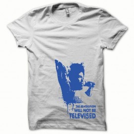 Shirt Afro Revolution bleu/blanc pour homme et femme