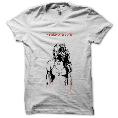 Shirt Lara Croft Tomb Raider blanc pour homme et femme