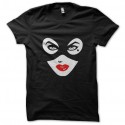 Shirt Visage Catwoman noir pour homme et femme