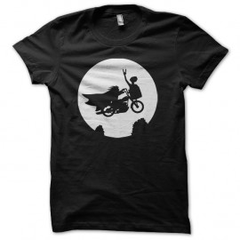 Shirt E.T. Rockeur au clair de lune noir pour homme et femme