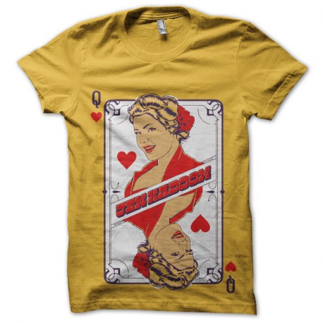 Shirt jen kaboom cards jaune pour homme et femme