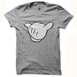 Shirt Mickey Cool Gris pour homme et femme