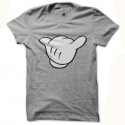 Shirt Mickey Cool Gris pour homme et femme
