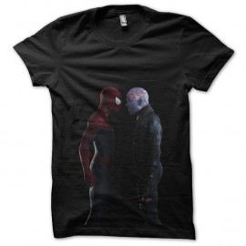 Shirt film spiderman 2 vs electro noir pour homme et femme