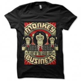 Shirt monkey business noir pour homme et femme