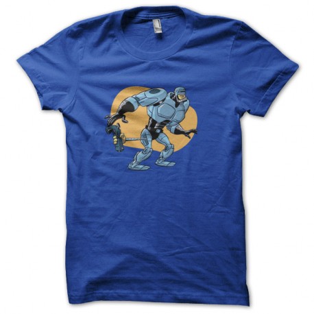 Shirt Robocop bleu pour homme et femme