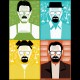 Shirt Breaking Bad de Walter White a Heisenberg noir pour homme et femme