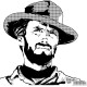 Shirt clint eastwood blanc pour homme et femme