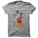 Shirt papy mickey gris pour homme et femme