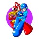 Shirt megaman et protoman blanc pour homme et femme