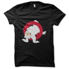 Shirt logo ghostbuster montrant son cul noir pour homme et femme