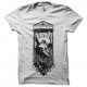 Shirt chien feroce blanc pour homme et femme