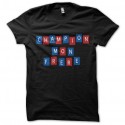 Shirt paris saint germain champion mon frere noir pour homme et femme