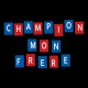 Shirt paris saint germain champion mon frere noir pour homme et femme