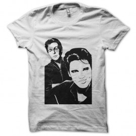 Shirt elvis et Paul McCartney blanc pour homme et femme