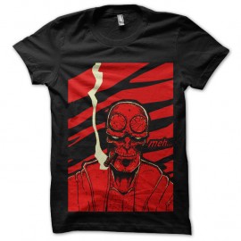 Shirt skull hellboy noir pour homme et femme