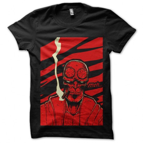 Shirt skull hellboy noir pour homme et femme