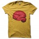 Shirt cerveau jaune pour homme et femme