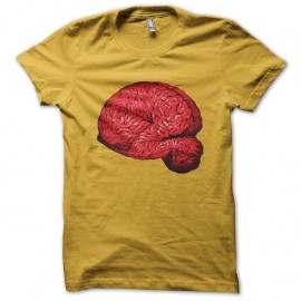 Shirt cerveau jaune pour homme et femme
