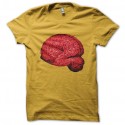 Shirt cerveau jaune pour homme et femme