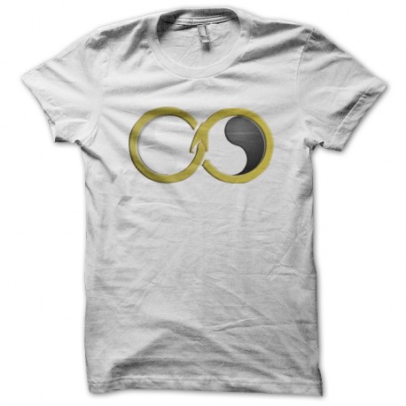 Shirt infinity snake blanc pour homme et femme