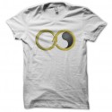 Shirt infinity snake blanc pour homme et femme