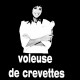 Shirt naoelle voleuse de crevettes noir pour homme et femme