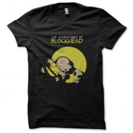 Shirt The Adventures of Blockhead en noir pour homme et femme