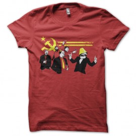 Shirt communist party rouge pour homme et femme