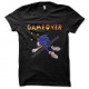Shirt Sonic ecrasé Game over noir pour homme et femme