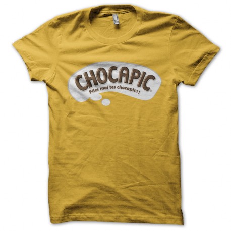 Shirt CHOCAPIC files moi les moi jaune pour homme et femme