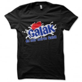 Shirt galak parodie pub ce soir soiree galak noir pour homme et femme