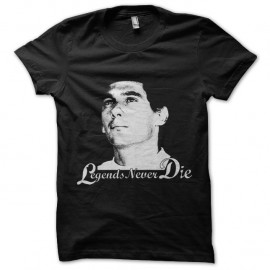 Shirt Ayrton Senna legends never die noir pour homme et femme