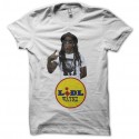 Shirt lil wayne parodie lidl wayne en blanc pour homme et femme