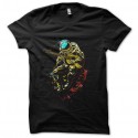 Shirt astronaute musicien noir pour homme et femme