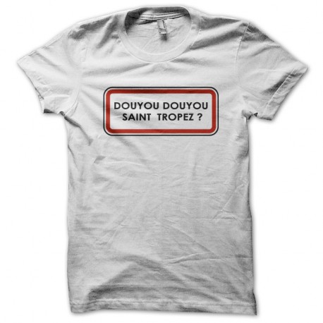 Shirt douyou douyou saint tropez blanc pour homme et femme
