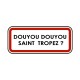 Shirt douyou douyou saint tropez blanc pour homme et femme