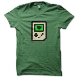 Shirt Game Boy lover vert pour homme et femme