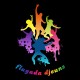 Shirt flagada djeuns parodie flagada jones noir pour homme et femme