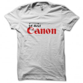 Shirt je suis canon parodie Canon blanc pour homme et femme