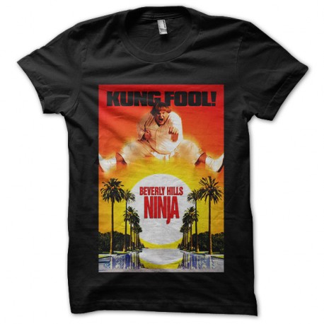 Shirt king fool Beverly hills ninja noir pour homme et femme