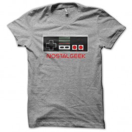 Shirt nostalgeek gris pour homme et femme