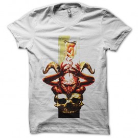 Shirt bebe pris par satan par blanc pour homme et femme