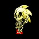 Shirt sonic squelette noir pour homme et femme