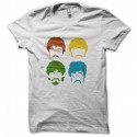 Shirt the beatles colore blanc pour homme et femme