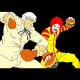 Shirt Macdonal vs KFC noir pour homme et femme
