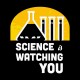 Shirt science is watching you noir pour homme et femme