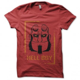Shirt hell boy rouge pour homme et femme