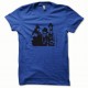Shirt Run Dmc noir/bleu royal pour homme et femme