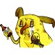 Shirt pikachu acoolique suicidaire pour homme et femme